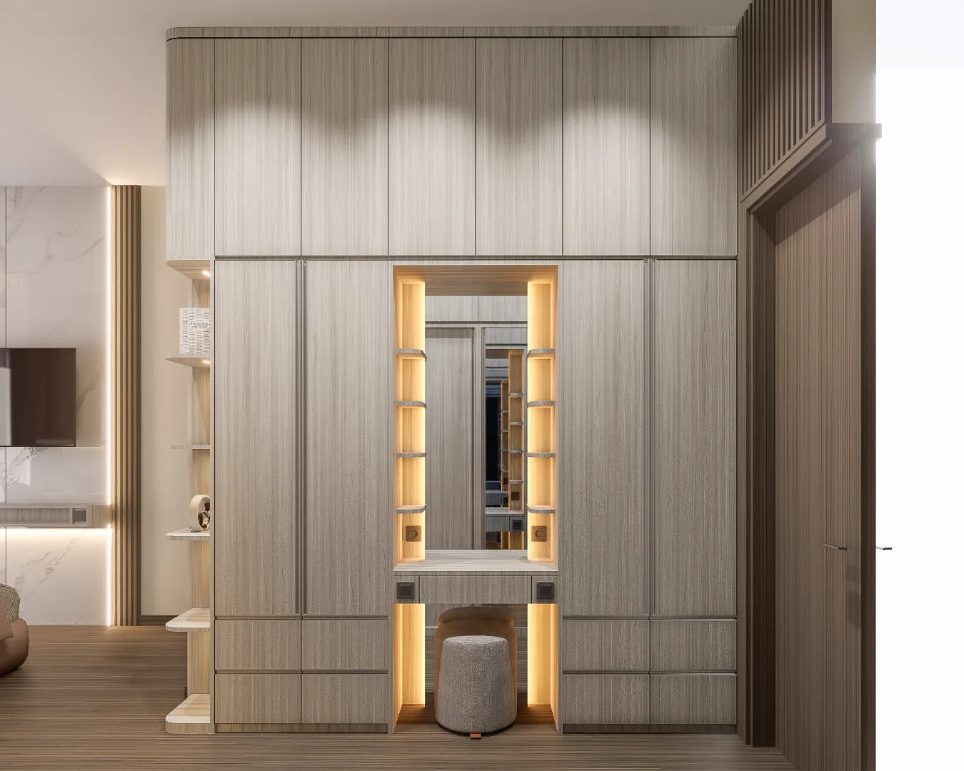 Lemari Pakaian Custom Bogor – Dapur Furniture