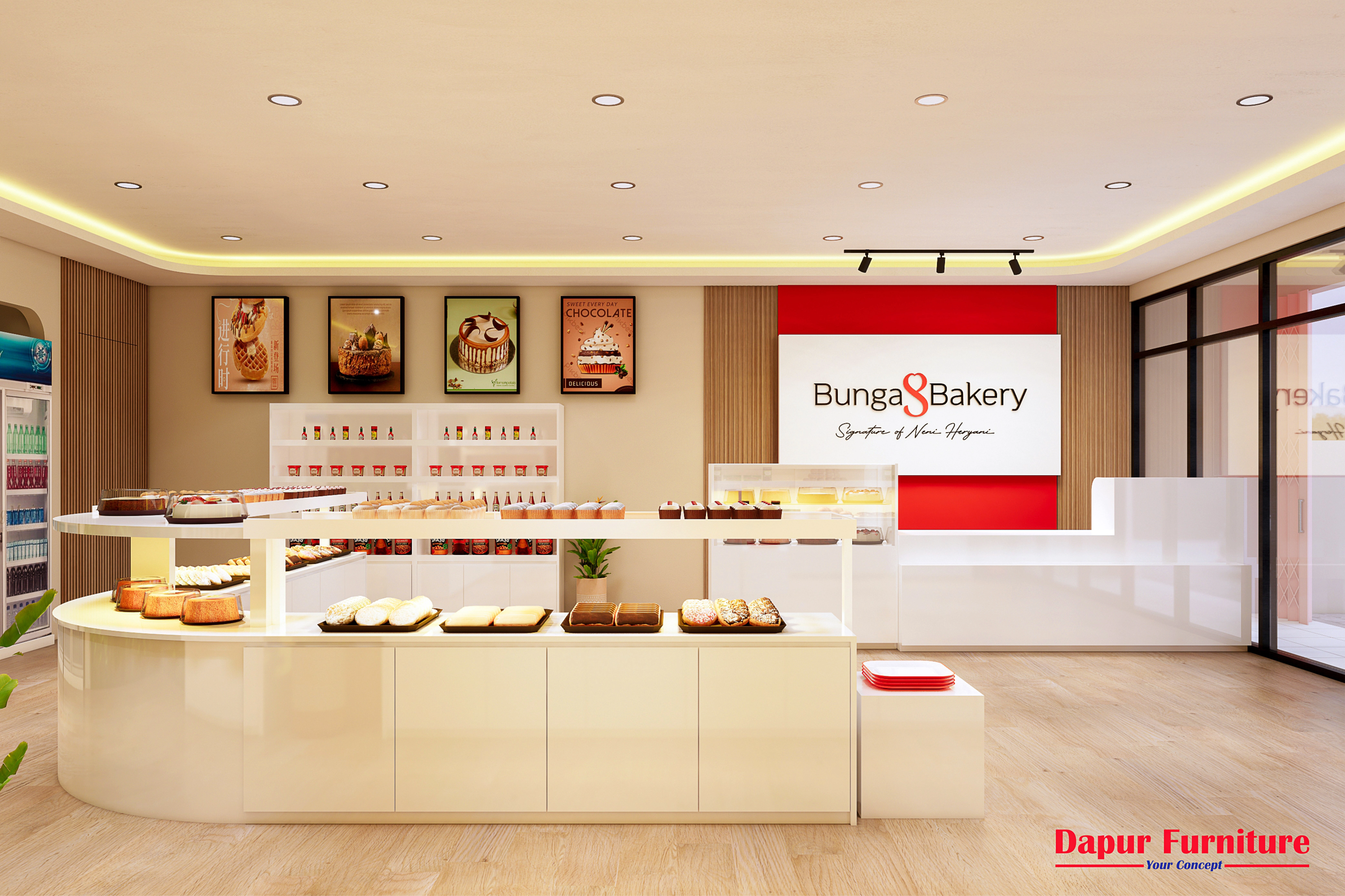 Retail dan Toko Interior Custom Bogor – Dapur Furniture